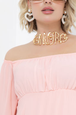 Платье Bellovera 44П5250 персиковый