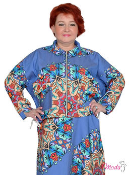 Парка Модель №1491 размеры 44-84 - Plusmoda фото 3