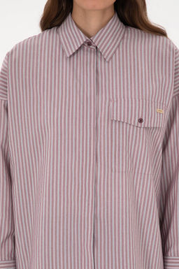 Kad_n Bordo _izgili Uzun Kollu G_mlek - U.s. polo assn фото 6