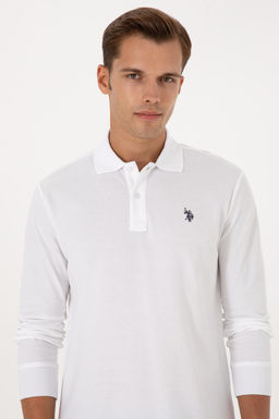 Erkek Beyaz Basic Sweatshirt Sepette S_rpriz _ndirim - U.s. polo assn фото 2
