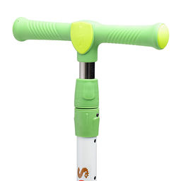 Самокат 3-х кол., зеленый, PU, в коробке