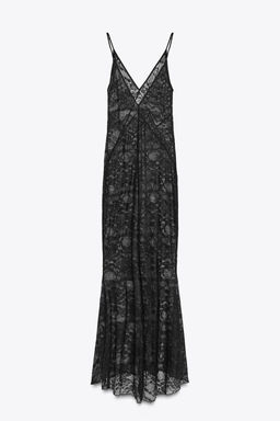 LONG LACE DRESS - Zara фото 8