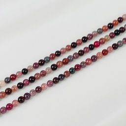 Бусины для украшений из Шпинели микс (56 бусин) 39 см