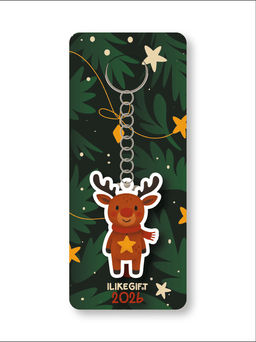 Брелок ECO из дерева iLikeGift "Олень"