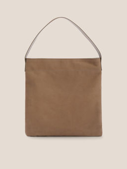 Женский шоппер MAISON DAVID CAROL Артикул 4714981, серо-бежевый  фото 2