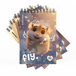 Цена за 4 шт. Блокнот на спирали ErichKrause Fluffy, А6, 60 листов, клетка_MIX-PACK