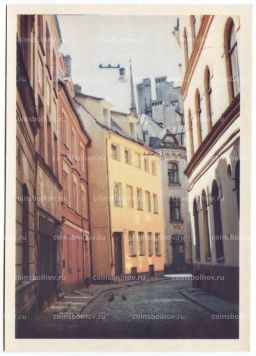 Открытка Рига  Улица М. Смилшу в Старой Риге