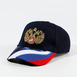 Кепка RU триколор, рр 56см, синяя