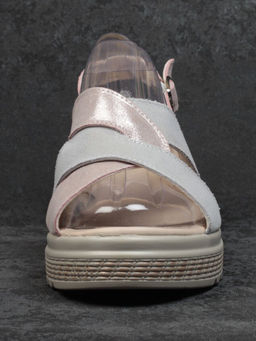 08-EDT60651-20B100M WHITE/GREY Босоножки (натуральная кожа) - Фабричный китай фото 9