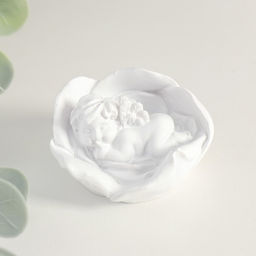 Цена за 2 шт. Фигурка «Ангелочек спящий в цветке», 3.5×5.5×5.5 см, МИКС