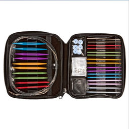 Спицы GAMMA разборные круговые в наборе SN-10 алюминий d 2.75-10.0 мм 26 шт в пенале фото 11