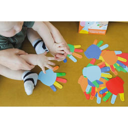 Развивающий игровой набор Ладошки 12 карточек+Задания, Крошка Я  фото 2