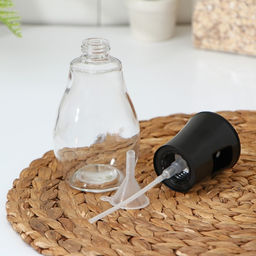 Распылитель для масла и уксуса Magistro Black Steel, 200 мл, стекло, прозрачный