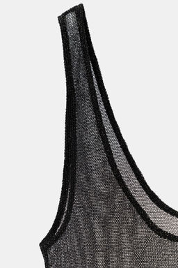 METALLIC THREAD TOP - Zara фото 11