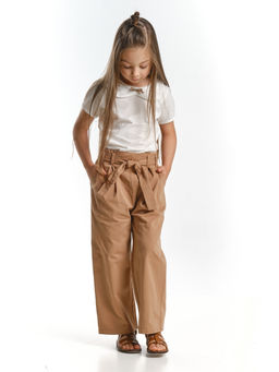 Брюки для девочки прямого кроя UD 7157 св.серый - Mini maxi фото 12