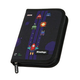 Пенал 1 отд. 200*140мм, с откидной планкой Berlingo "Space Battle" (PK-EXM-1112) полиэстер.