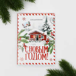Ежедневник А6, 120 л С Новым годом!