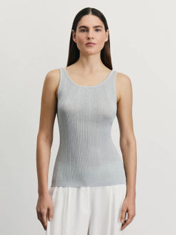 Майка из вискозы с люрексом / Zarina  фото 3