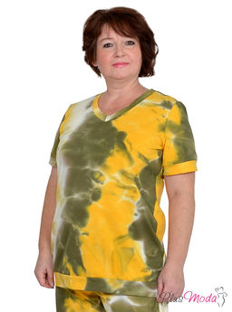 Футболка Модель №859 размеры 44-84 - Plusmoda фото 2