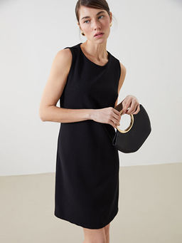 Bisiklet Yaka A Kesim Elbise