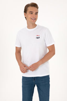 Erkek Beyaz Ti__rt - U.s. polo assn фото 3