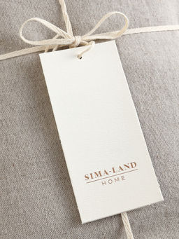 Пододеяльник 1.5-спальный SL Home Linen collection, 150220 см, серый, полулён - Sima-land home фото 3