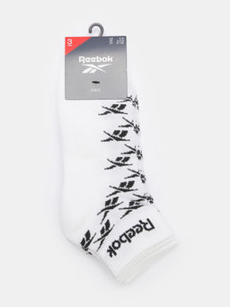 Мужские носки 3 шт. REEBOK ANKLE VECTOR SOCKS C 3P Артикул 4525085, белый