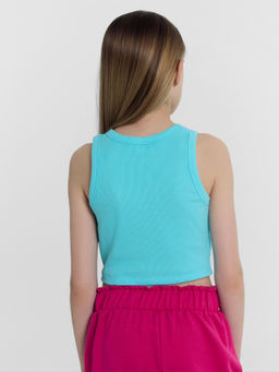 Топ для девочек бирюзово-голубой - Mark formelle фото 4