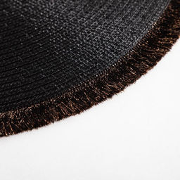 Салфетка сервировочная Доляна Блеск,цв.черный, d 38 см  фото 2