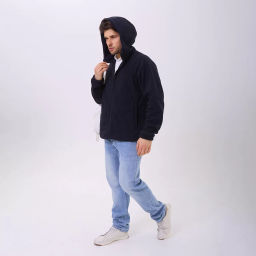 RODOS Толстовка на молнии мужская флис М-322 Черный  фото 15