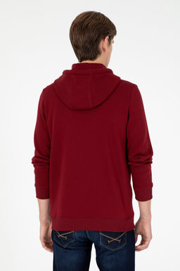 Мужской бордово-красный свитшот Неожиданная скидка в корзине - U.s. polo assn фото 5