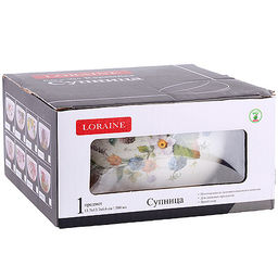 60142 Супница керамическая 750мл Лесные ягоды с лимонами доломит LR (х24) - Mayer&boch фото 5