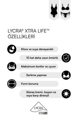 K?rm?z? Kapl? Cut Out Klora&Suya Dayan?kl? Uzun Omurlu LYCRA® XTRALIFE Bikini Ustu TBESS26BU00019