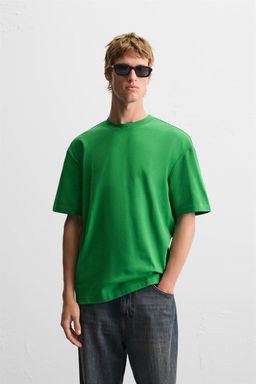 BASIC REGULAR FIT T-SHIRT - Zara фото 64