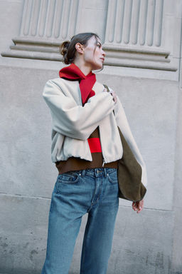 TRIANGULAR WOOL BANDANA - Zara фото 3