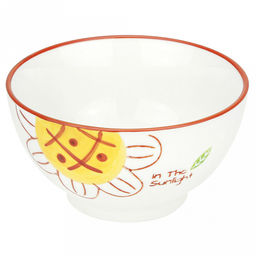 "Подсолнух" Пиала фарфоровая 320мл, д11,2х6,1см, с деколью, отводка (Китай)