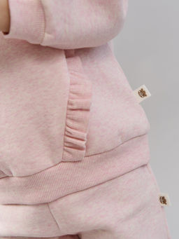 Свитшот с рюшей Клубничный коктейль утепленный 0+ - Bungly фото 5