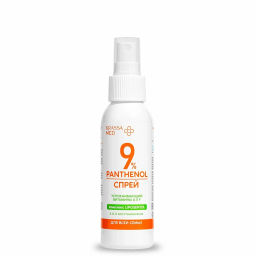 KRASSA MED PANTHENOL 9% спрей после загара д/всей семьи "Глубокое увлажнение" 100мл с Гиалуроновой кислотой