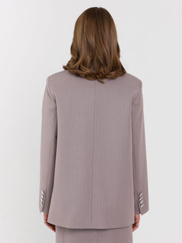 Жакет оверсайз в полоску