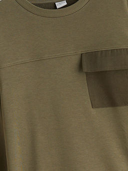 Bisiklet Yaka Erkek ?ocuk Sweatshirt