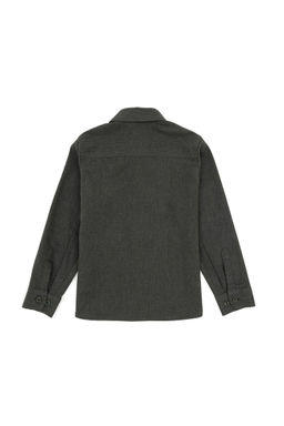 Темно-зеленая рубашка с длинным рукавом для мальчика - U.s. polo assn фото 3