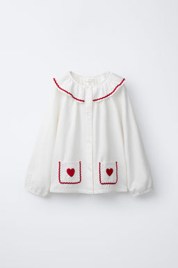 AGES 6-14/ SCALLOP AND HEART PYJAMAS - Zara фото 10