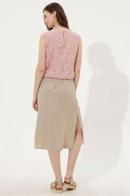 U. S. Polo Assn Женская тканая юбка цвета хаки - U.s. polo assn фото 9