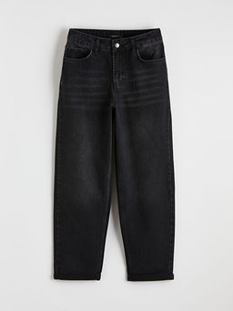 Barrel Fit Kad?n Jean Pantolon