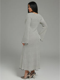 Амелия платье женское (бело-черный) - Lovetex фото 5