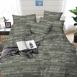 Постельное белье, комплект Евростандарт "Дневник памяти" 4 предмета: пододеяльник 200х215см, простыня 220х240см, 2 наволочки 50х70см с клапаном-запахом, полисатин 95г/м2, упаковка "классическая" ПВХ 34,5х41см, "Домашняя мода" (Россия)