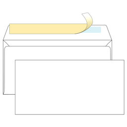 Цена за 30 шт. Конверт 110*220 Е65 "OfficeSpace", без подсказа, отрывная полоса (E65.1000.1)