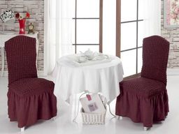 Чехлы на стулья 1/2 KARNA BULSAN (Бордовый)
