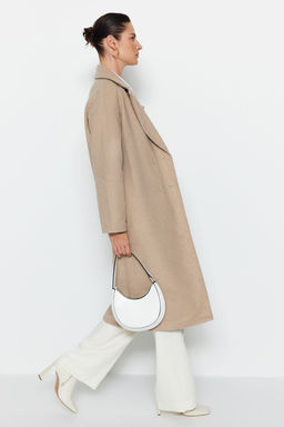 Tas Oversize Genis Kesim Uzun Yunlu Kase Kaban TWOAW21KB0038