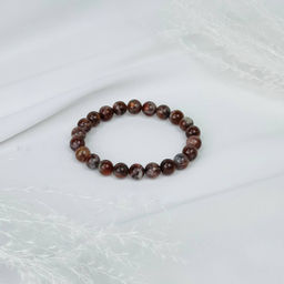 Браслет из Гелиолита (Солнечный камень) 18 см - Радуга самоцветов фото 3